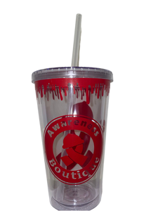 Red Ribbon Tumbler