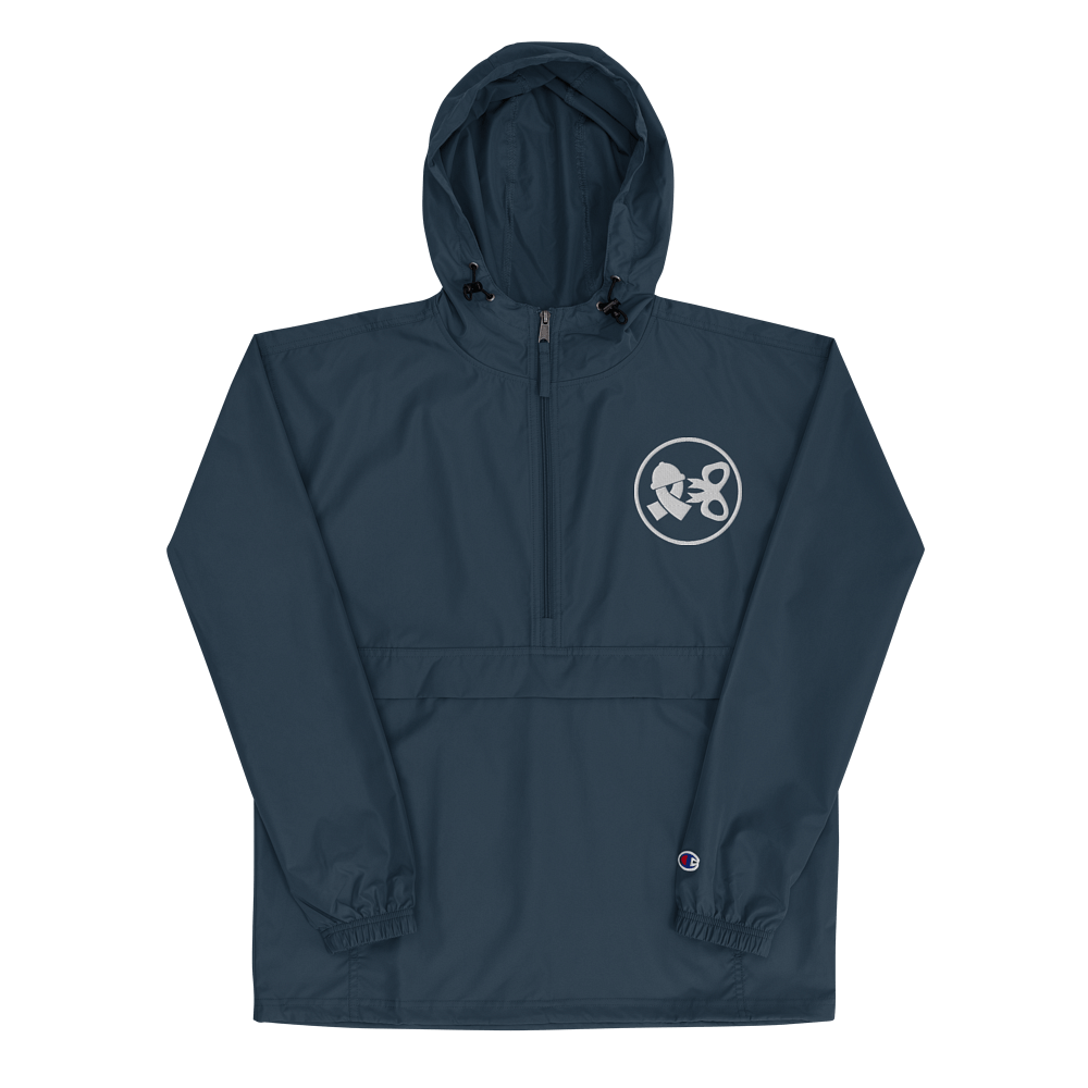 Embroidered Champion Packable Jacket - Awareness Boutique