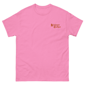 Orange Ribbon Embroidered Tee - Awareness Boutique