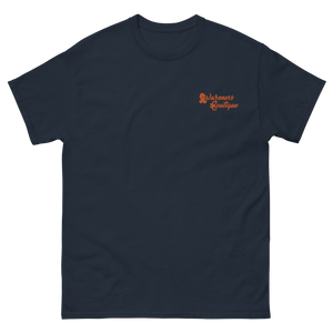 Orange Ribbon Embroidered Tee - Awareness Boutique