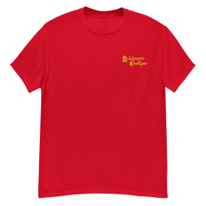 Yellow Ribbon Embroidered Tee - Awareness Boutique