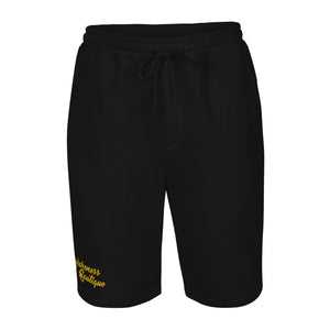 Yellow Ribbon Fleece Shorts - Awareness Boutique