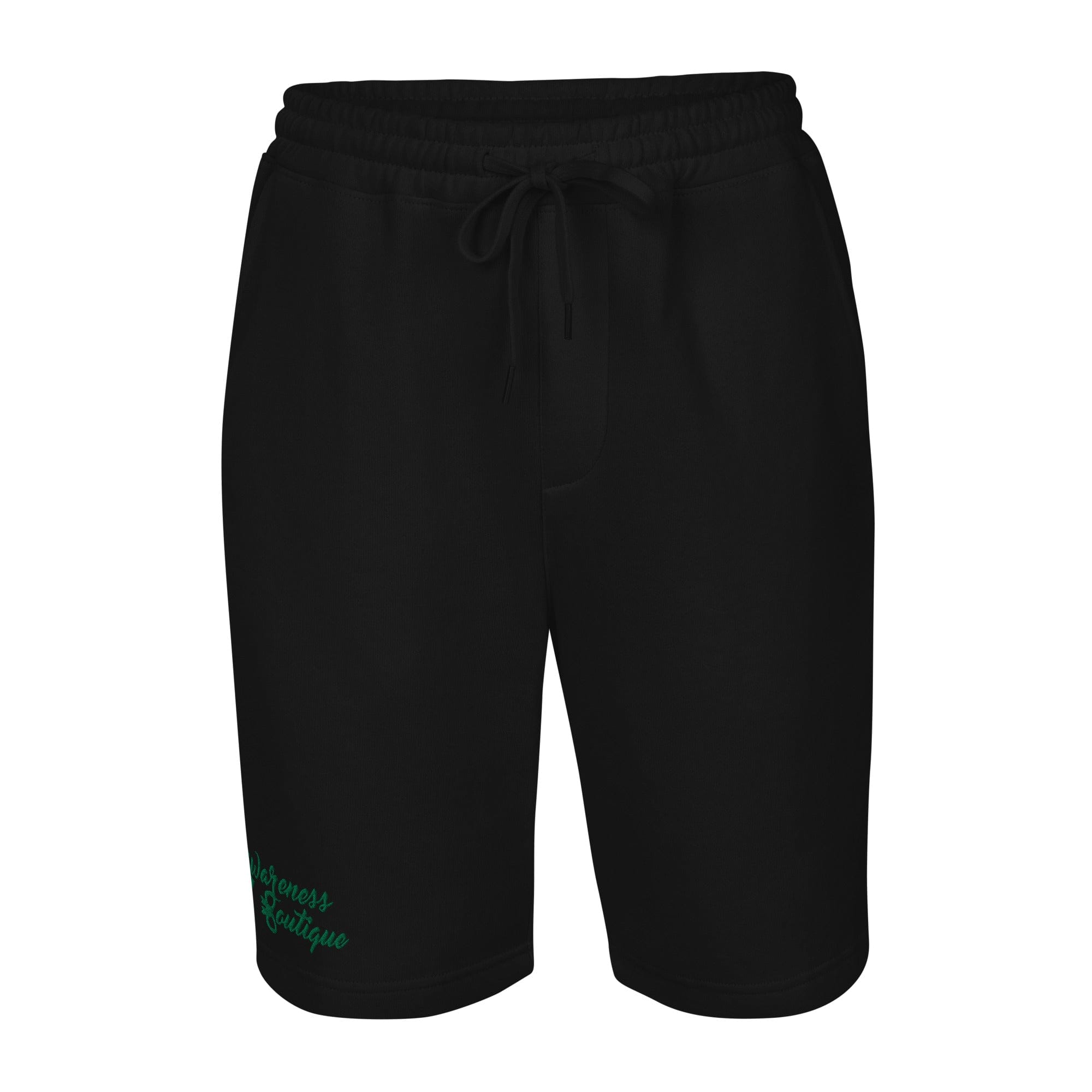 Green Ribbon Fleece Shorts - Awareness Boutique