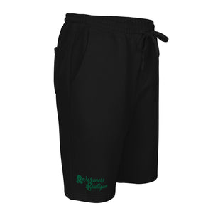 Green Ribbon Fleece Shorts - Awareness Boutique