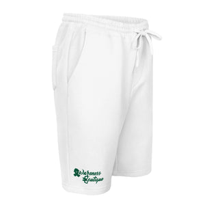 Green Ribbon Fleece Shorts - Awareness Boutique