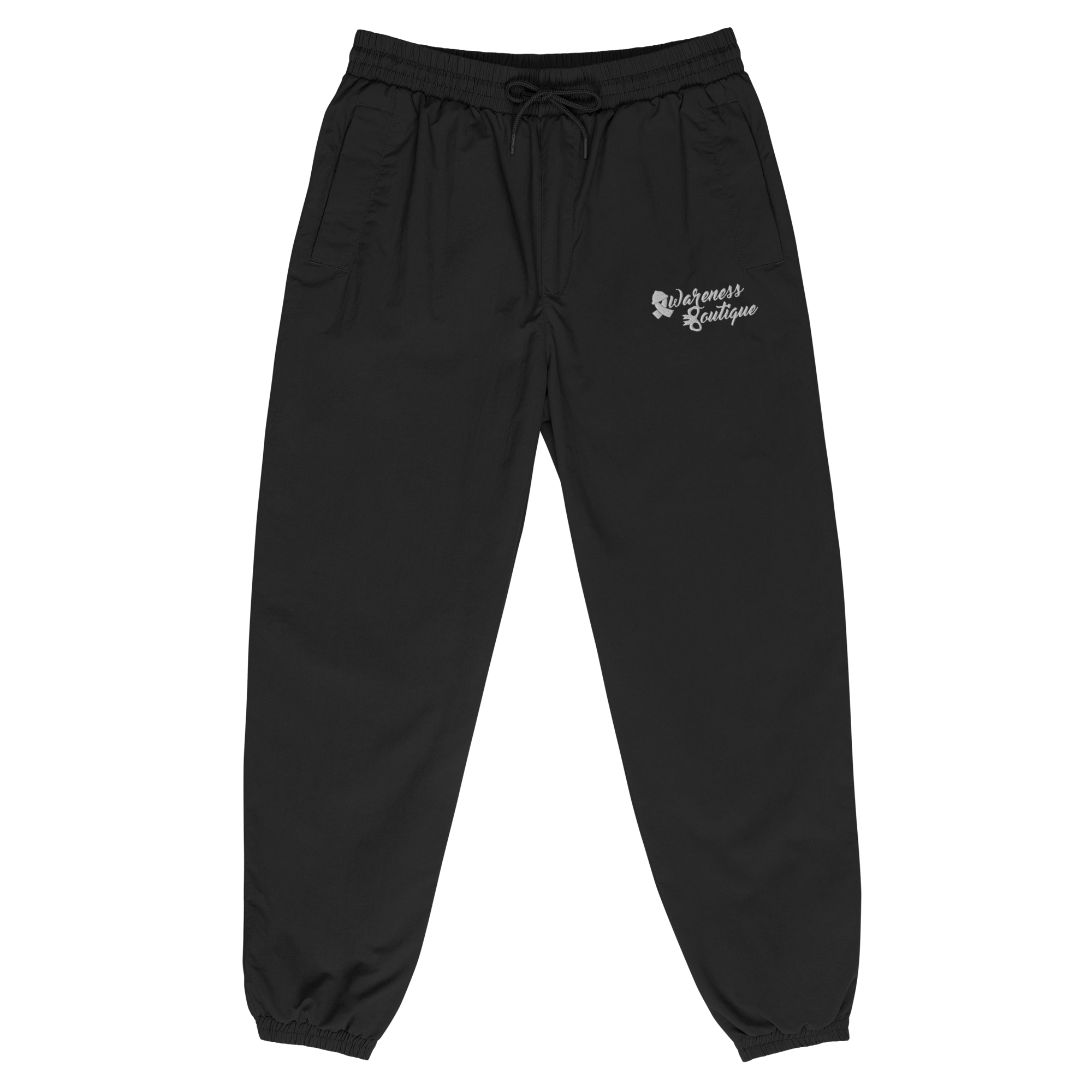 Awareness Boutique Recycled Tracksuit Pants {Embroidered Logo} - Awareness Boutique